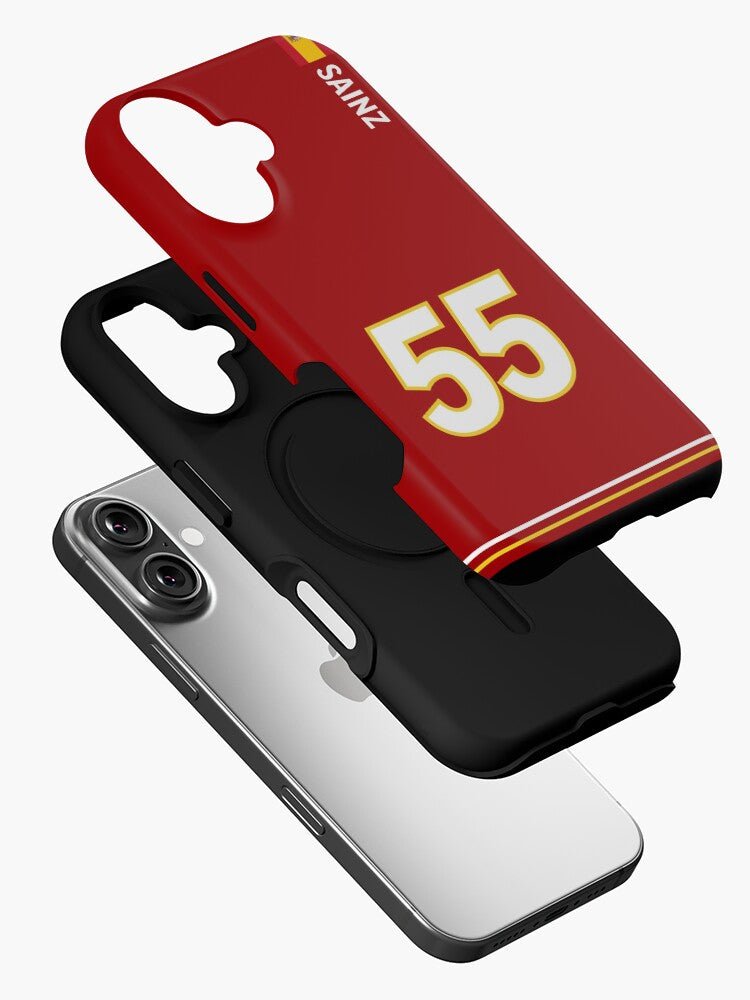 Carlos Sainz Ferrari 2024 F1 Livery iPhone Case - The Luxe Case