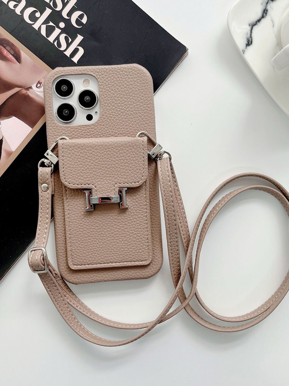 H Series iPhone case 2005 | Accordion card holder (subject to the video) - The Luxe Case