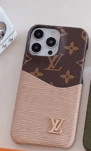 Luxury LV-Inspired Monogram Phone Cases with Elegant Textured Finish - The Luxe Case