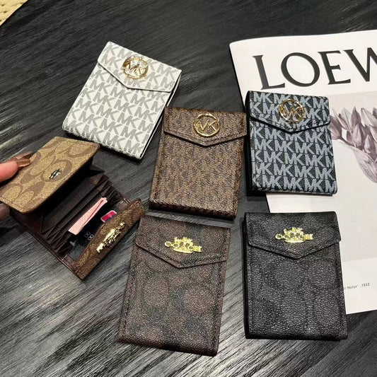 Luxury MK & CO -inspired monogram card holder wallets - The Luxe Case