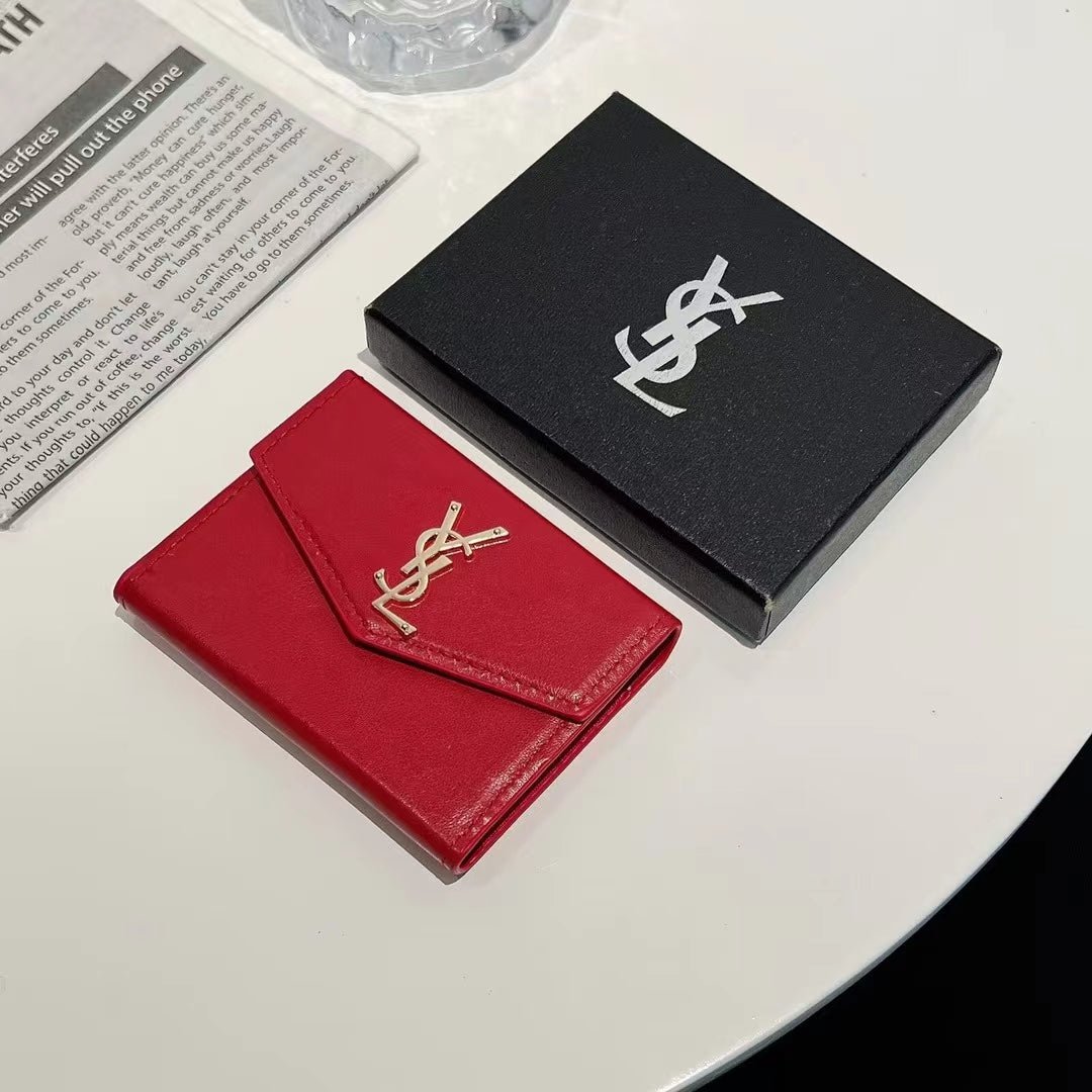 Luxury YSL-Inspired Monogram Card Case - The Luxe Case