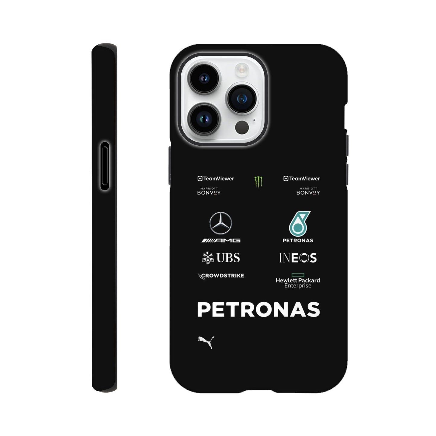 Mercedes-Benz AMG Petronas Formula 1 Team iPhone Case | Formula 1 iPhone Case - The Luxe Case