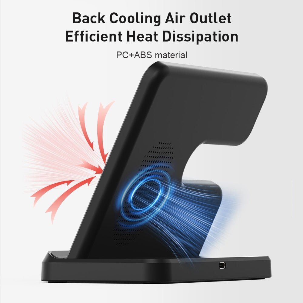 3 in 1 Wireless Charger Stand for Samsung Galaxy S23 Series - The Luxe Case