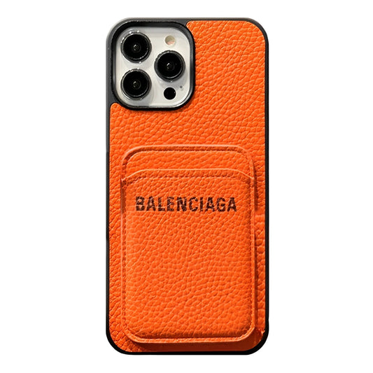 Balenciaga Leather iPhone Wallet Case - The Luxe Case