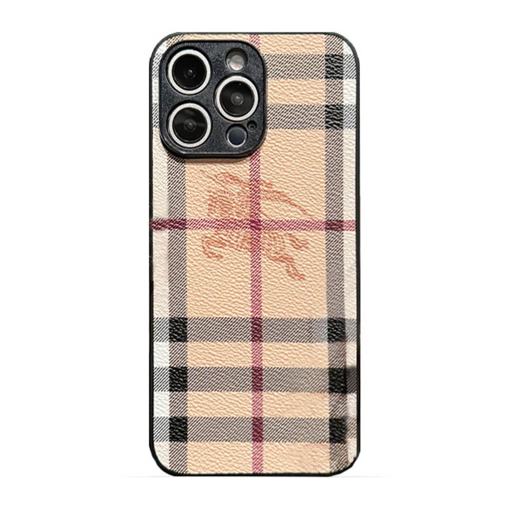 Burberry Leather iPhone Case - The Luxe Case