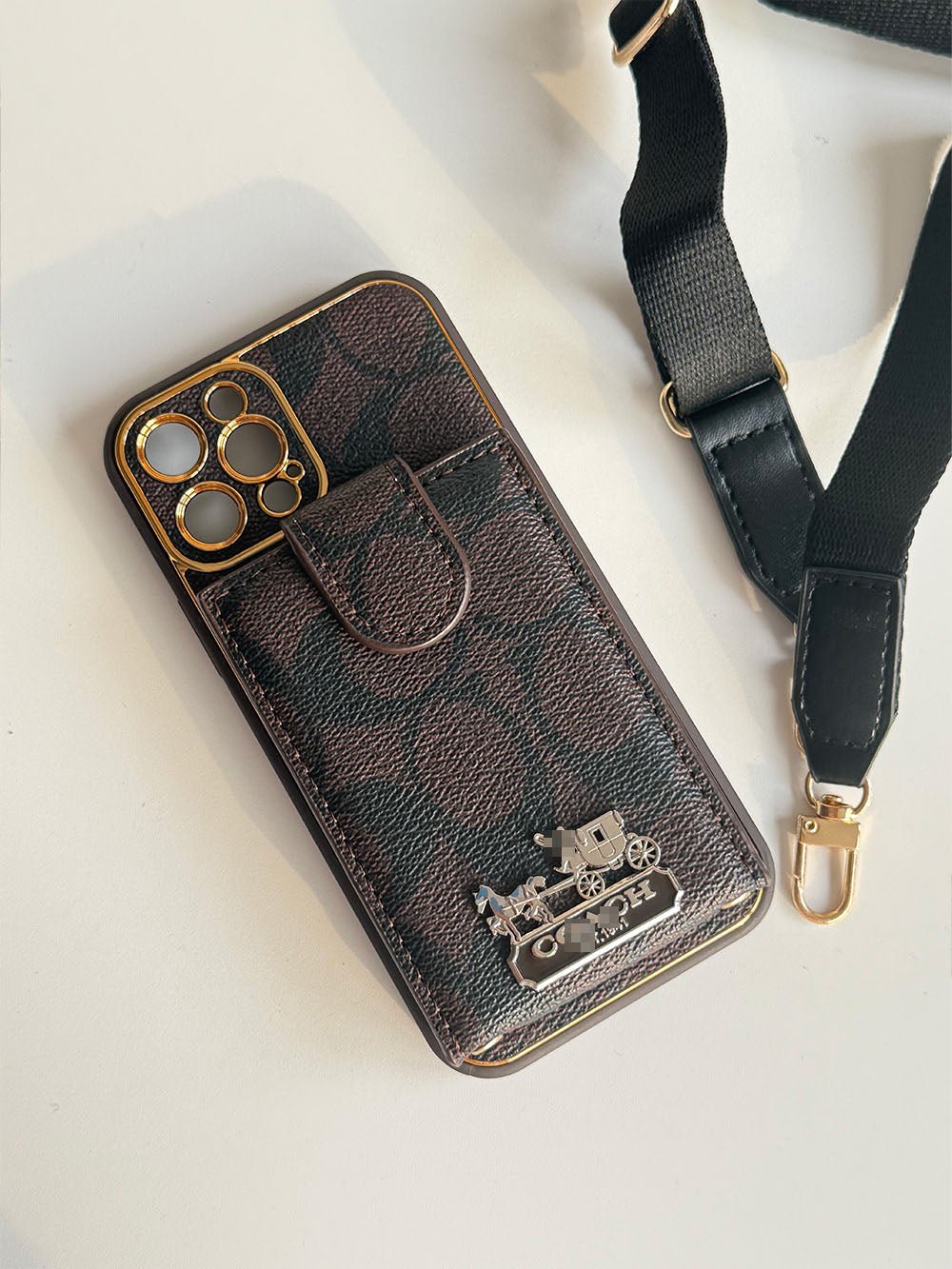 C series Phone case 1003 | Accordion card holder (subject to the video) - The Luxe Case