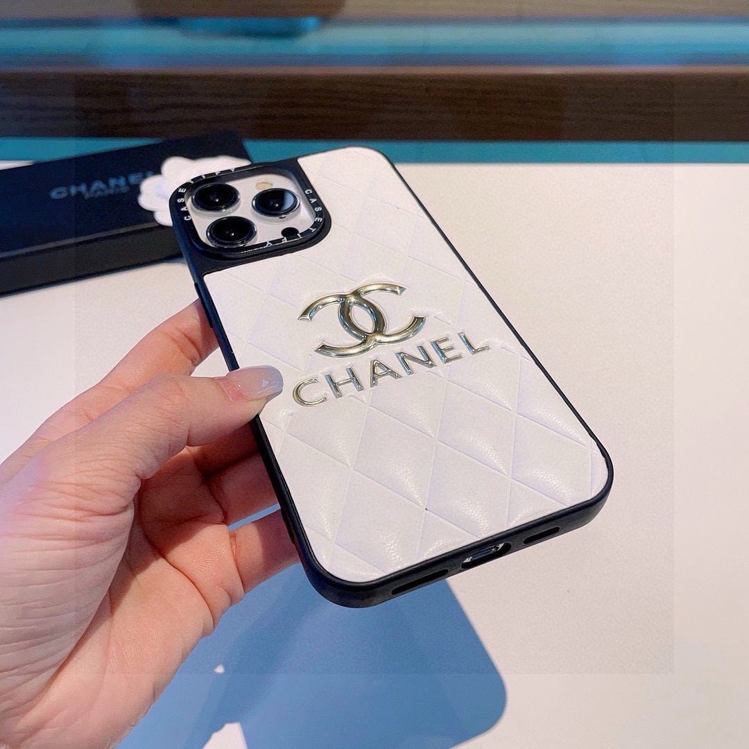 Chanel Classic Diamond Quilted Leather Phone Case - The Luxe Case
