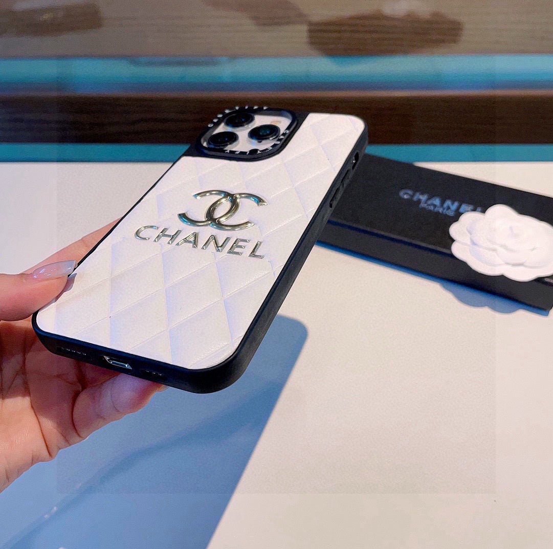 Chanel Classic Diamond Quilted Leather Phone Case - The Luxe Case