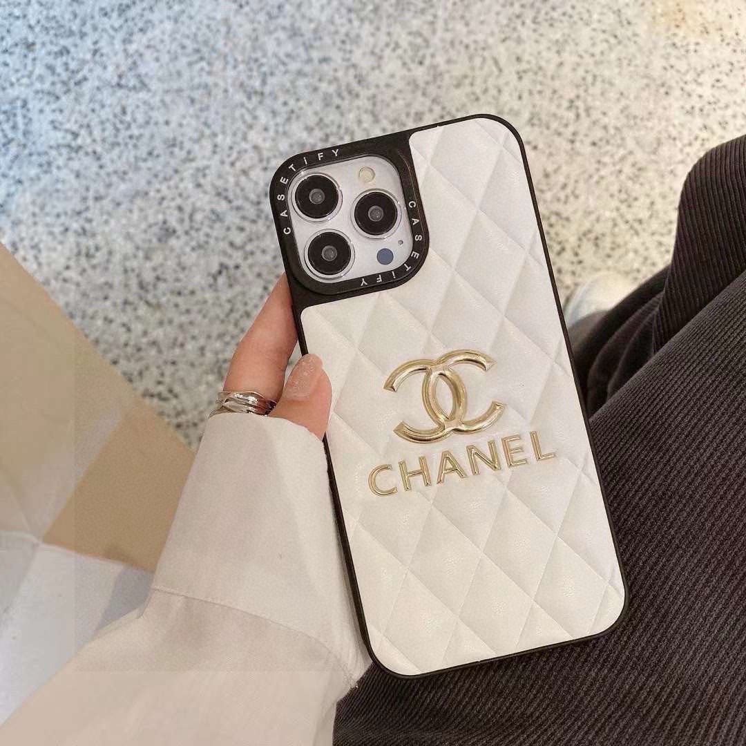 Chanel Classic Diamond Quilted Leather Phone Case - The Luxe Case