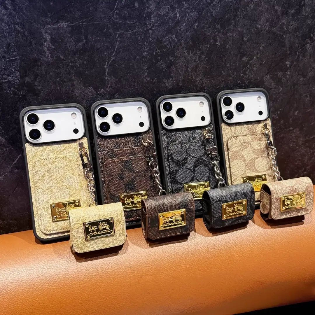 Coach iPhone Case +AirPods Case - The Luxe Case