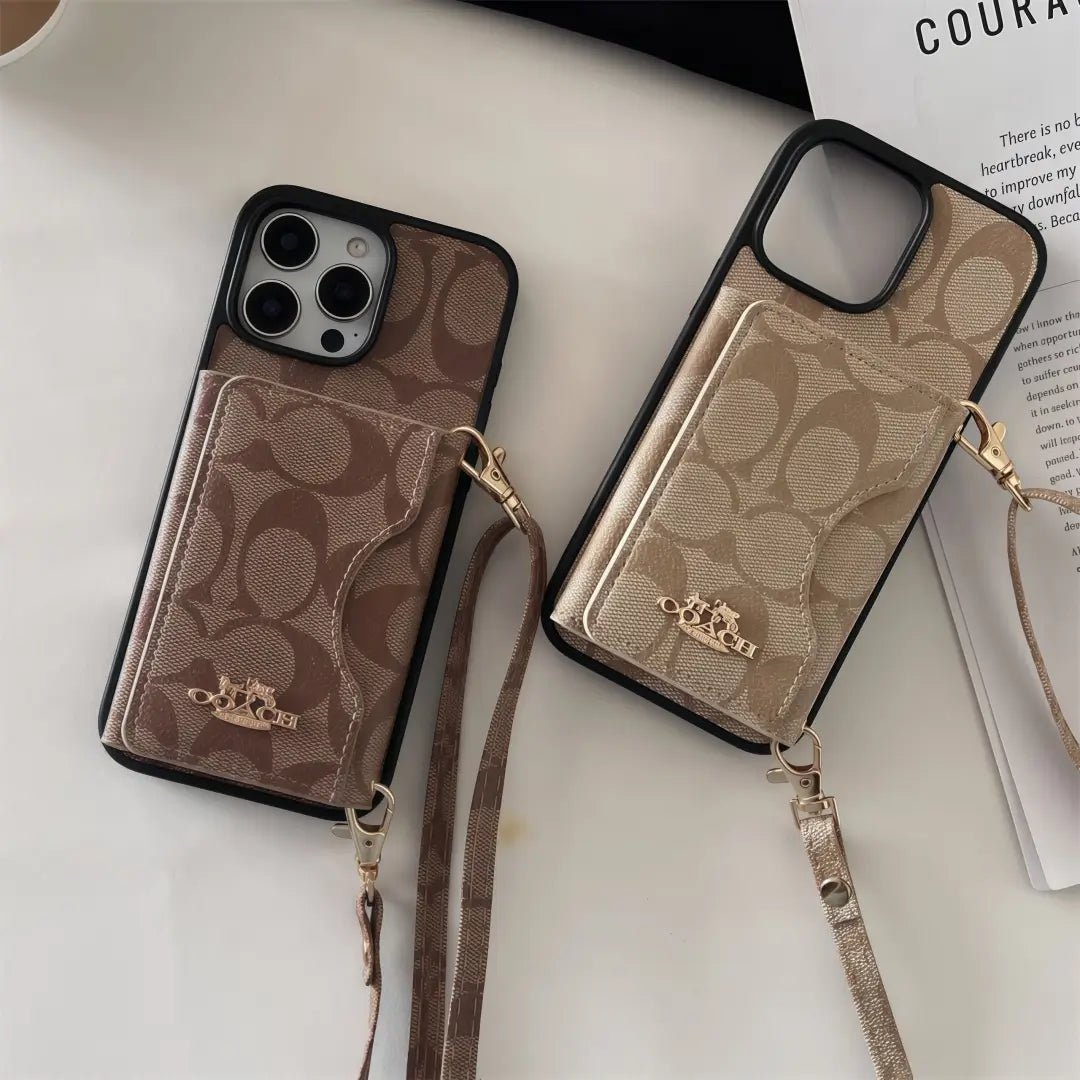 Coach iPhone Case with cardholder - The Luxe Case