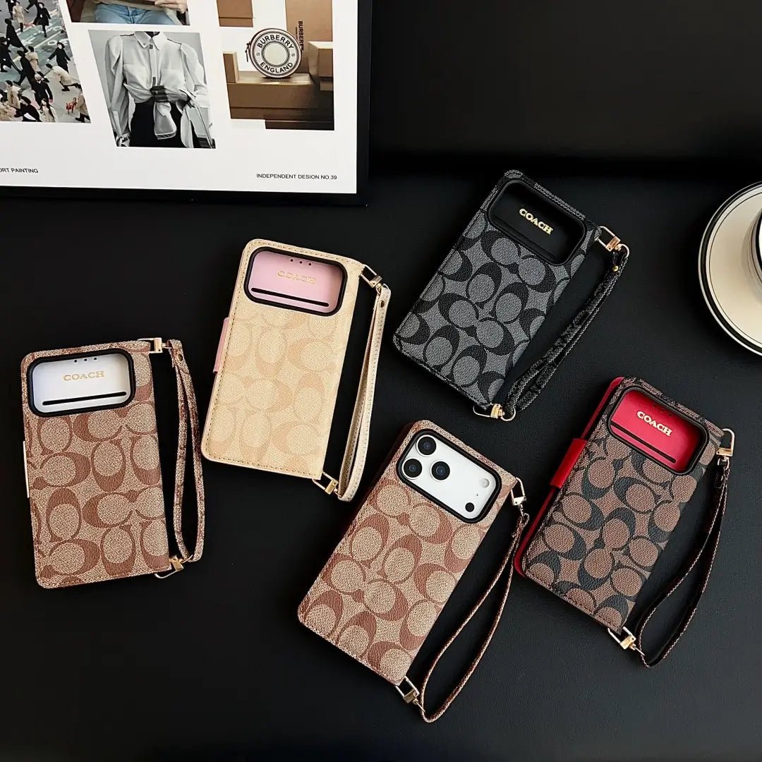 Coach Monogram Leather iPhone Case Bag - The Luxe Case