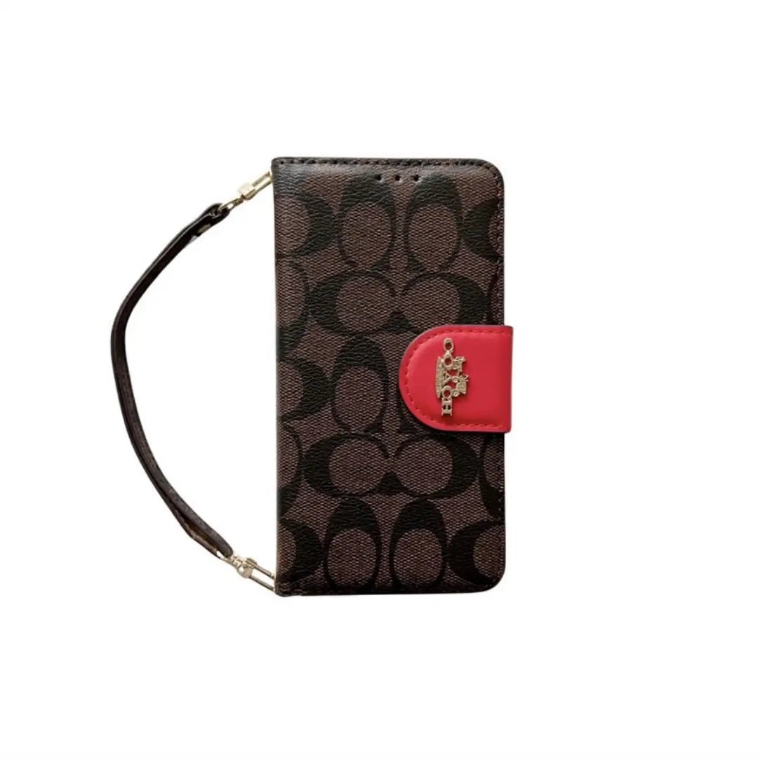Coach Monogram Leather iPhone Case Bag - The Luxe Case