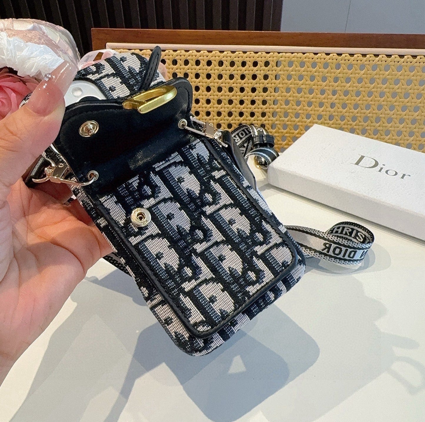 Dior Saddle Card Holder Phone Case - The Luxe Case