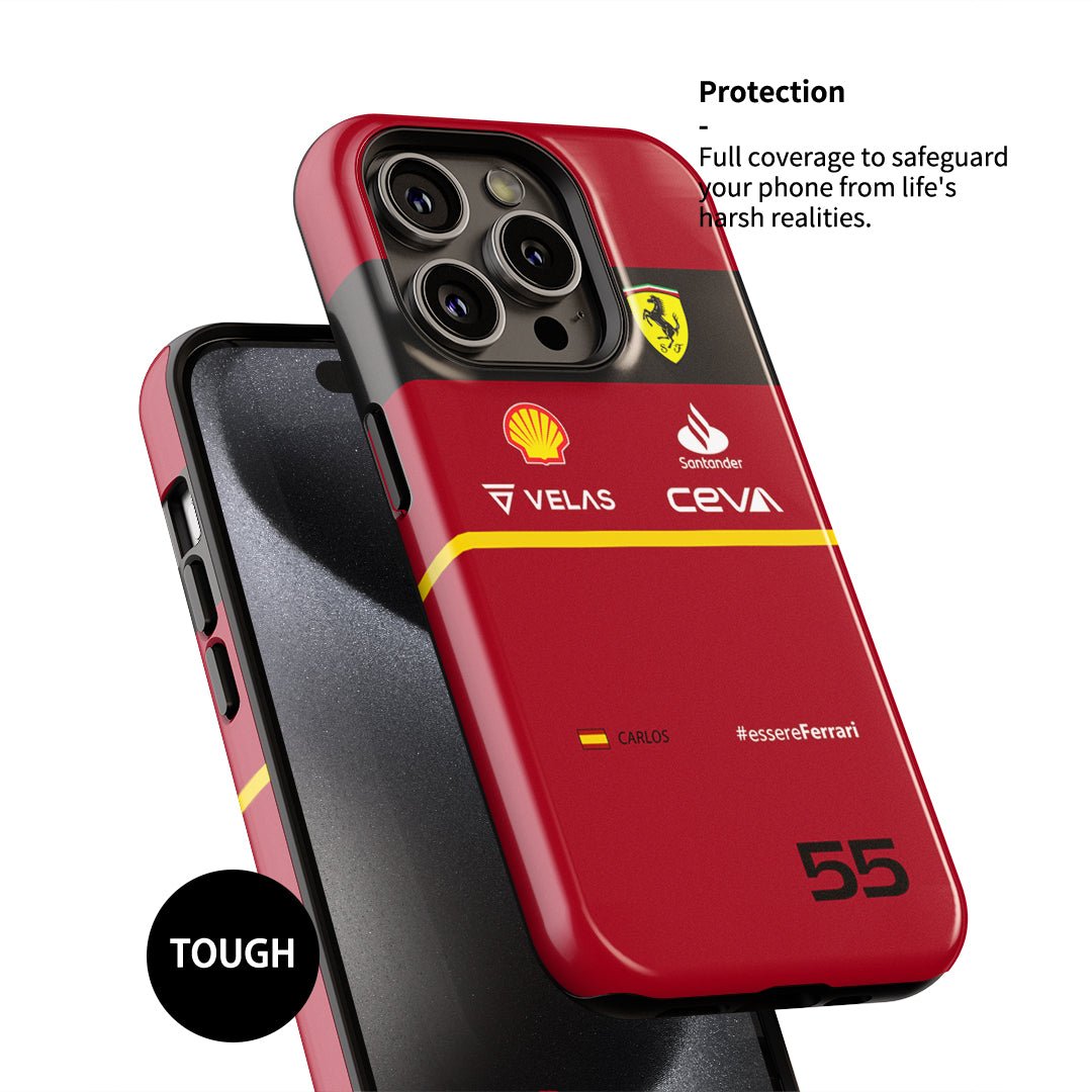 Ferrari F1 Carlos Sainz Suit Case – Apple iPhone-Compatible - The Luxe Case