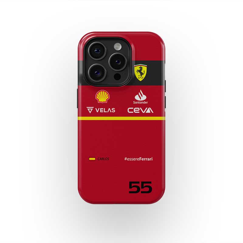 Ferrari F1 Carlos Sainz Suit Case – Apple iPhone-Compatible - The Luxe Case