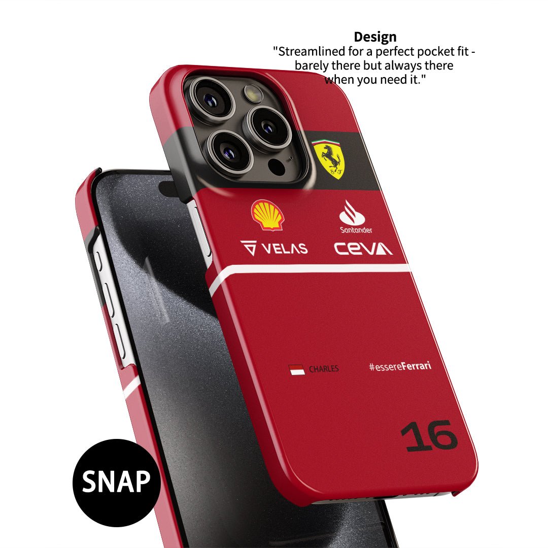 Formula 1 Scuderia Ferrari Charles Leclerc Phone Case - The Luxe Case