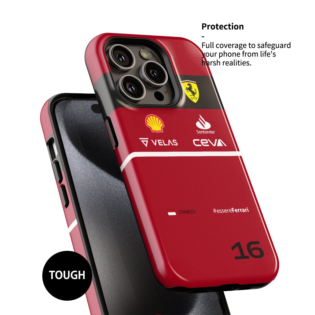 Formula 1 Scuderia Ferrari Charles Leclerc Phone Case - The Luxe Case