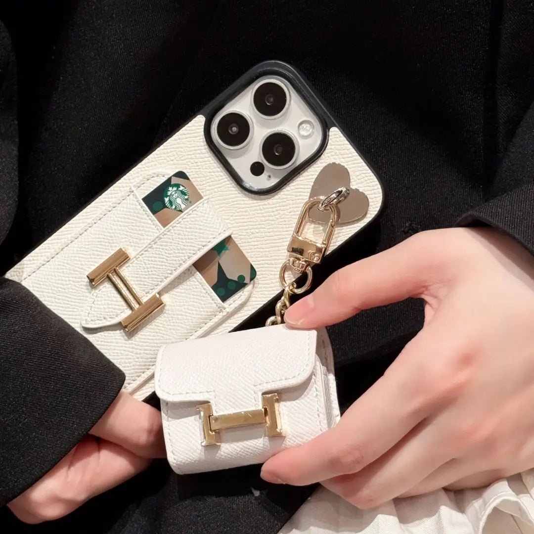 H iPhone Case +AirPods Case - The Luxe Case