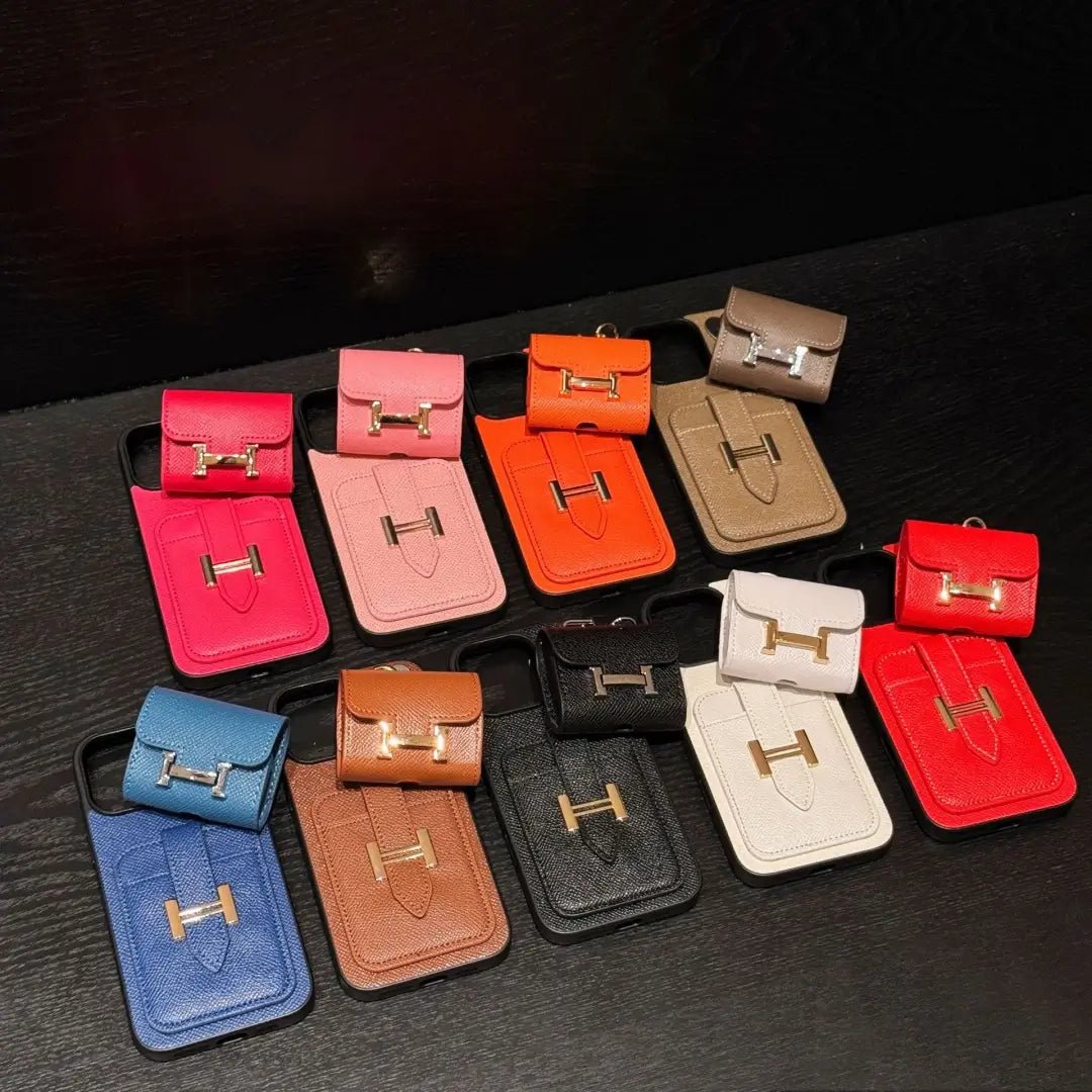 H iPhone Case +AirPods Case - The Luxe Case