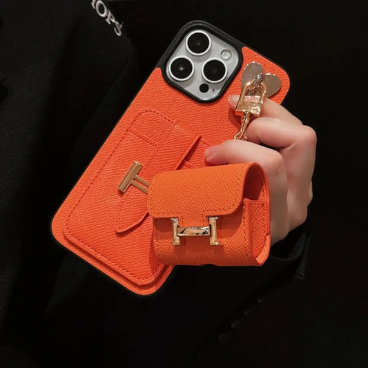 H iPhone Case +AirPods Case - The Luxe Case
