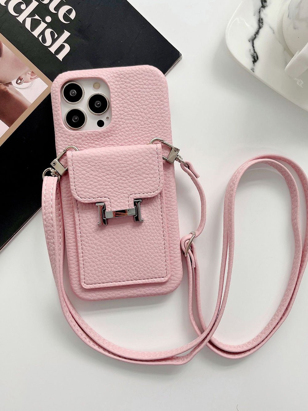 H Series iPhone case 2005 | Accordion card holder (subject to the video) - The Luxe Case