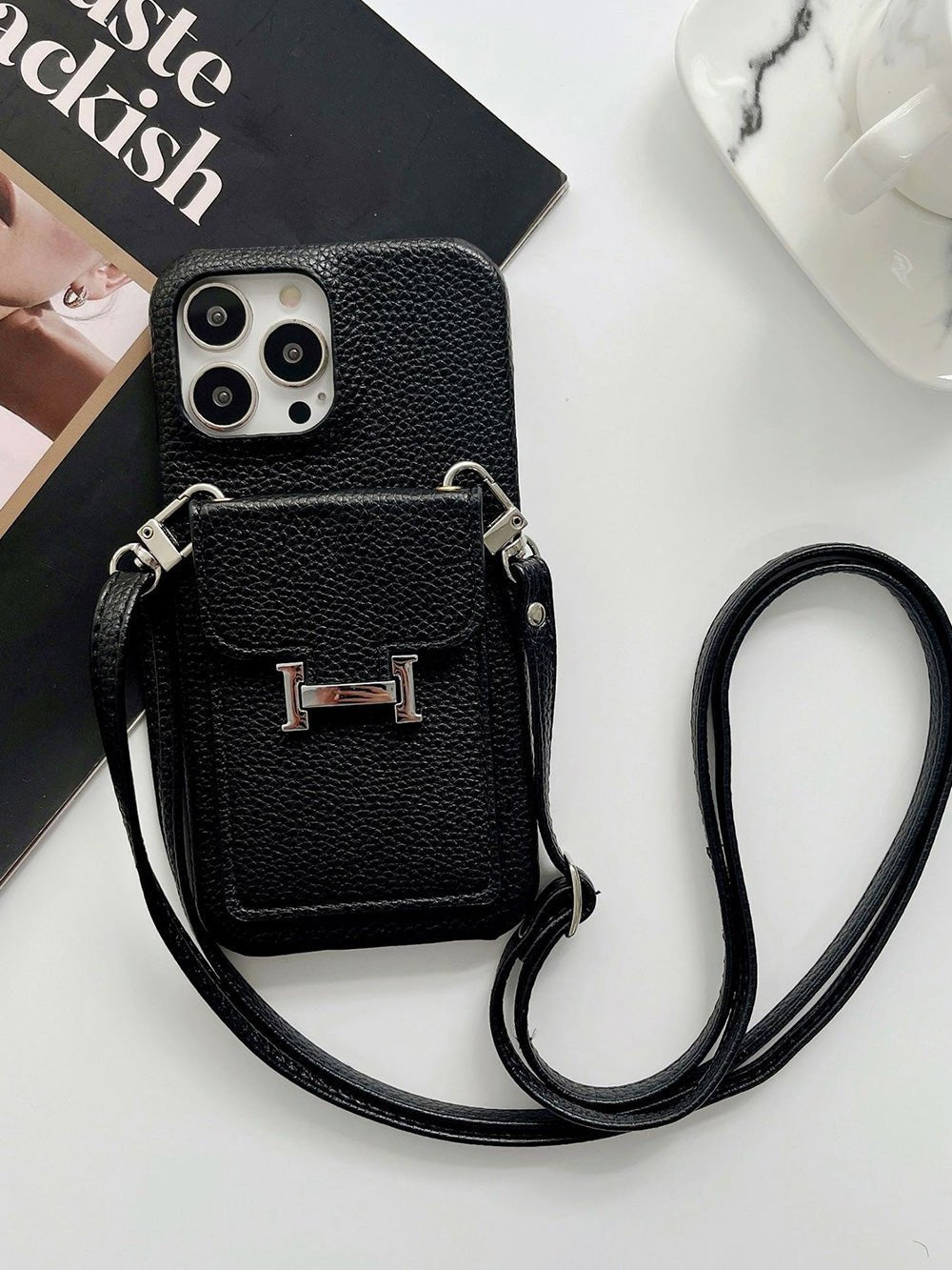 H Series iPhone case 2005 | Accordion card holder (subject to the video) - The Luxe Case