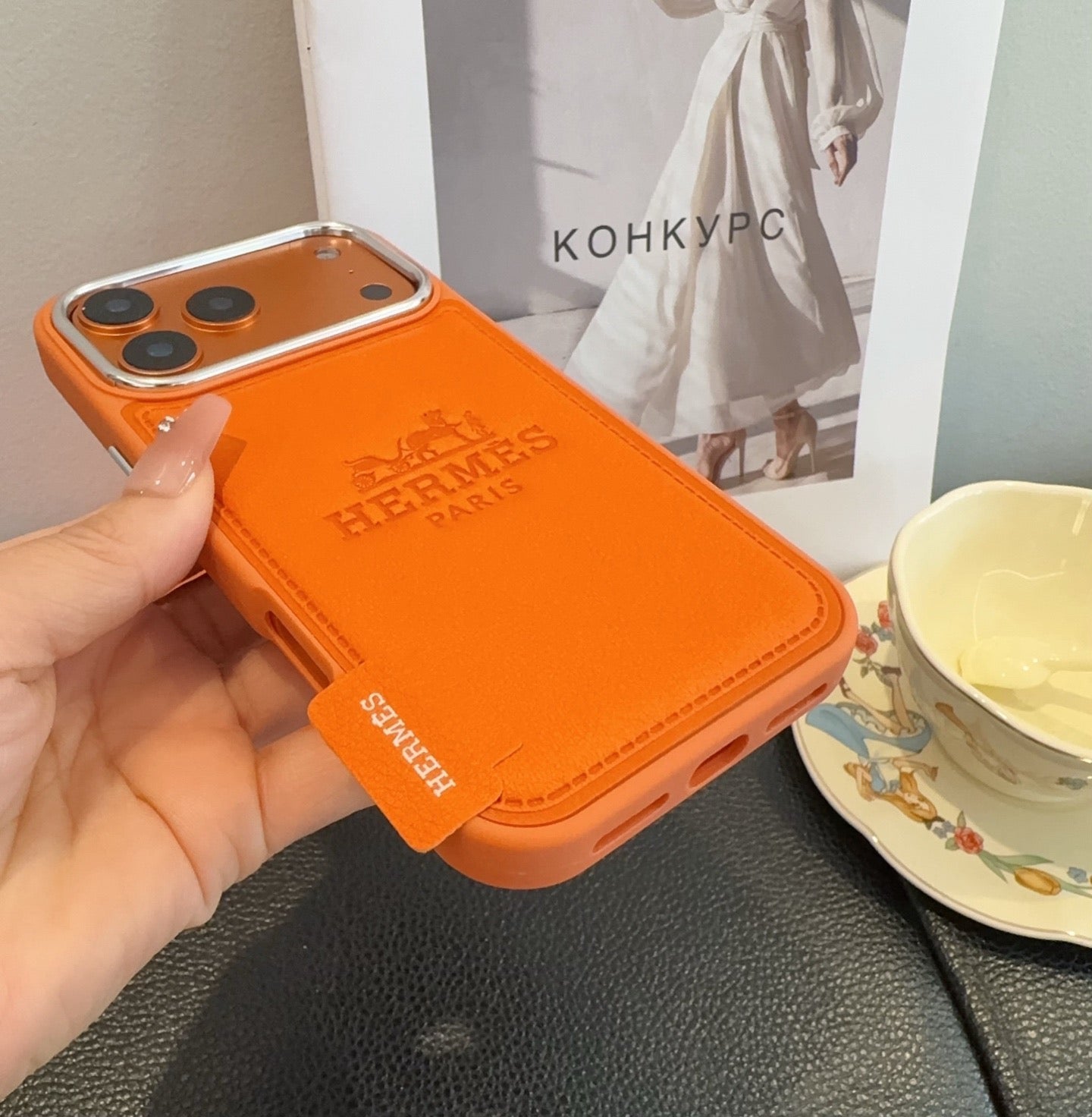 Hermès Starry Series Full-Wrap iPhone Case - The Luxe Case
