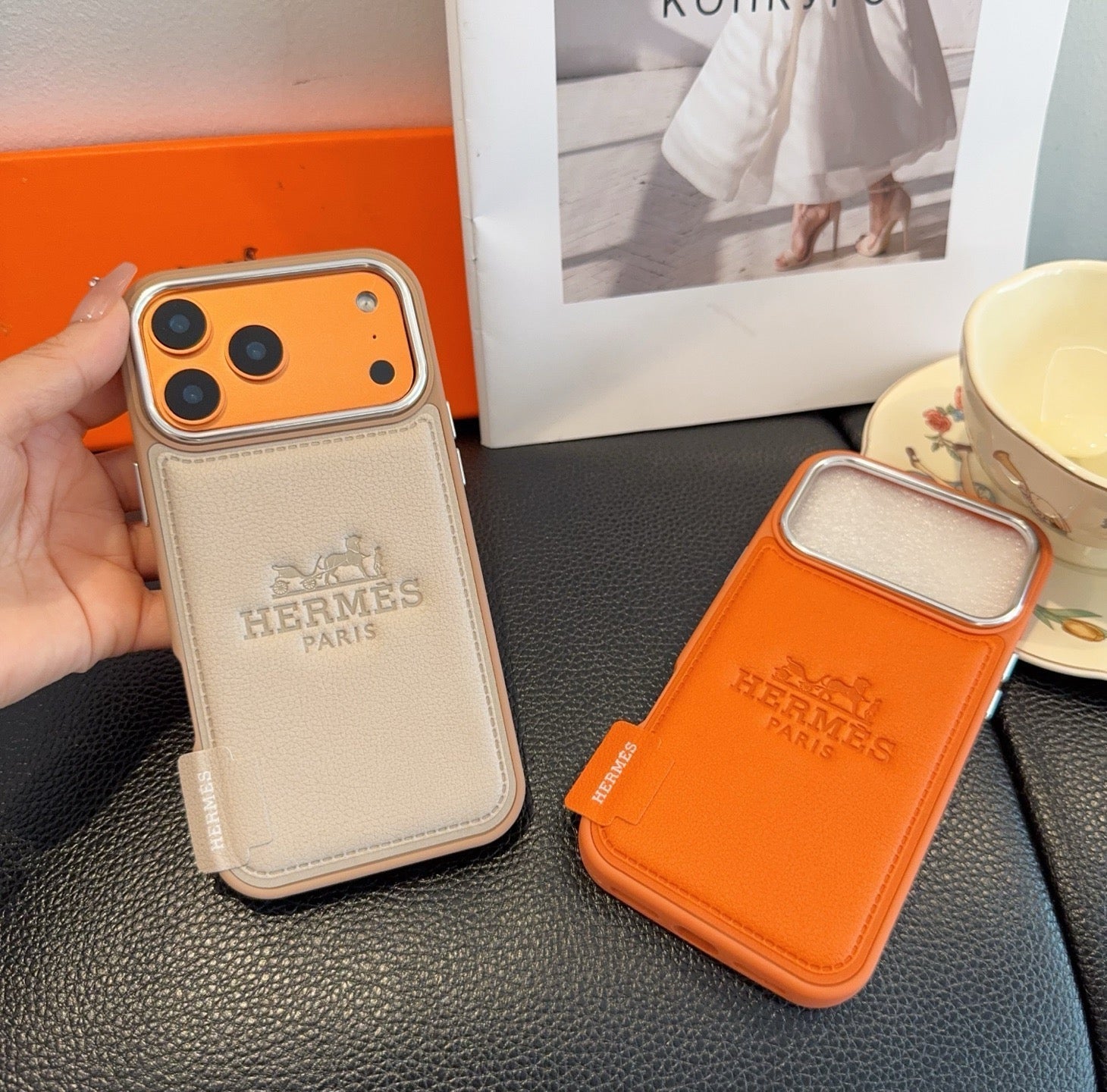 Hermès Starry Series Full-Wrap iPhone Case - The Luxe Case