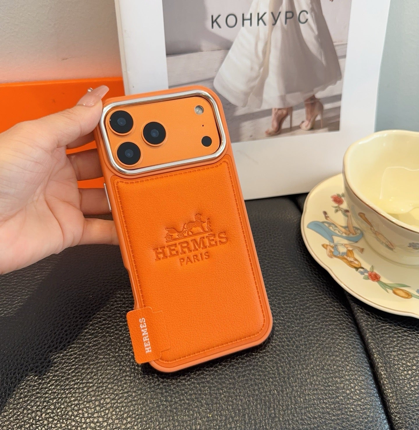 Hermès Starry Series Full-Wrap iPhone Case - The Luxe Case