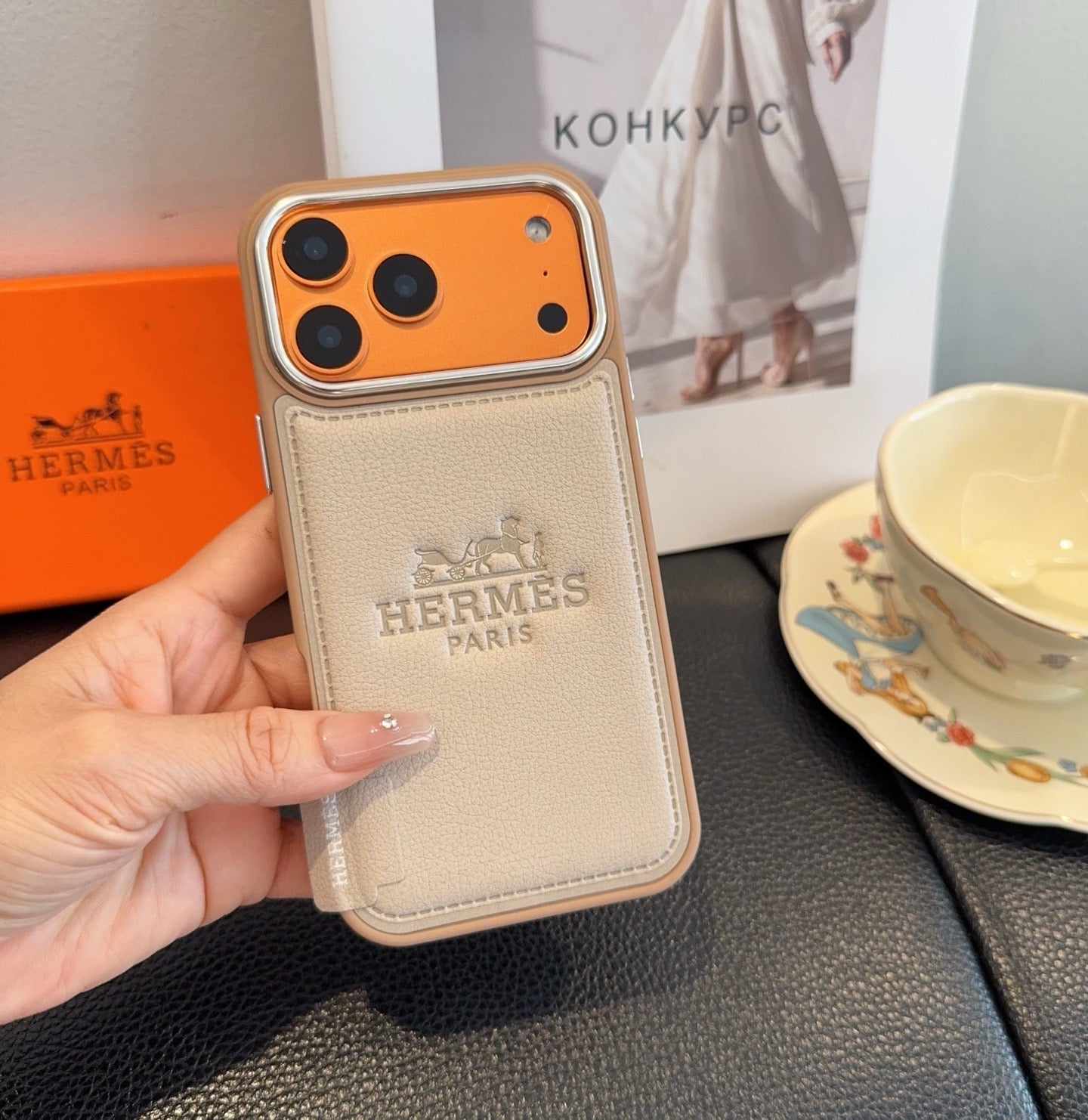 Hermès Starry Series Full-Wrap iPhone Case - The Luxe Case