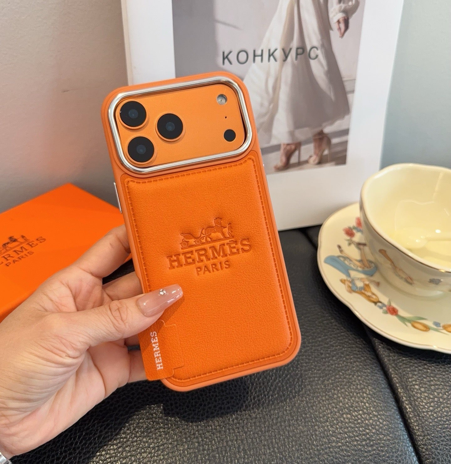 Hermès Starry Series Full-Wrap iPhone Case - The Luxe Case