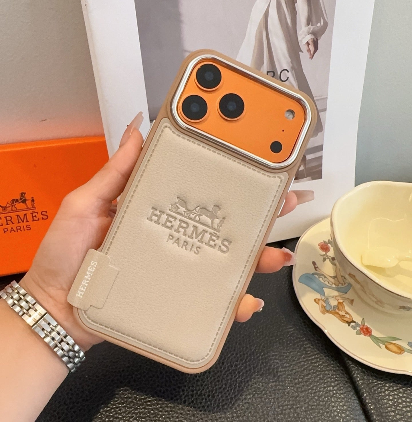 Hermès Starry Series Full-Wrap iPhone Case - The Luxe Case