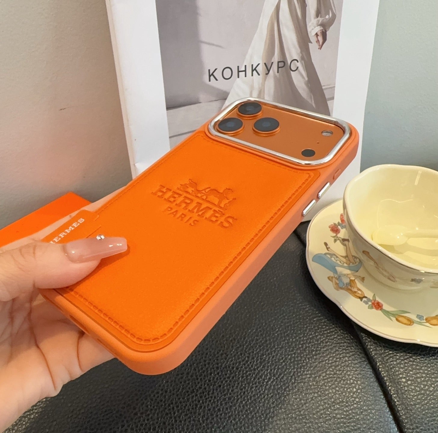 Hermès Starry Series Full-Wrap iPhone Case - The Luxe Case