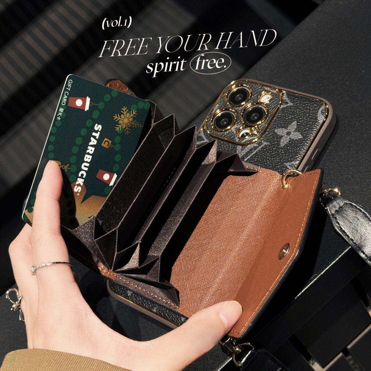 iPhone Case 2001 Small & Large| Accordion card holder - The Luxe Case