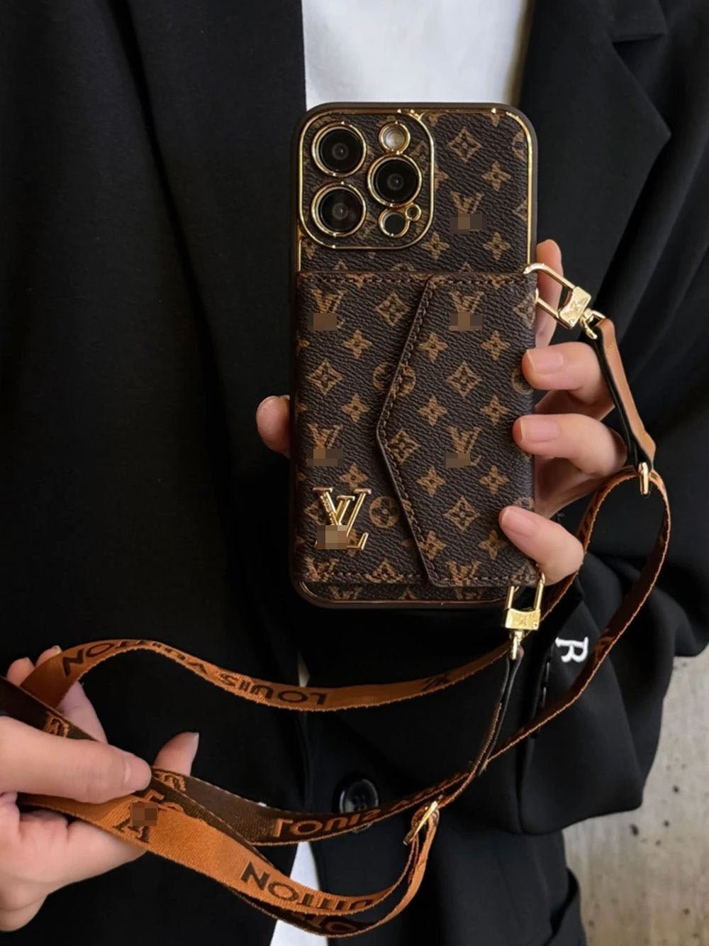 iPhone Case 2001 Small & Large| Accordion card holder - The Luxe Case