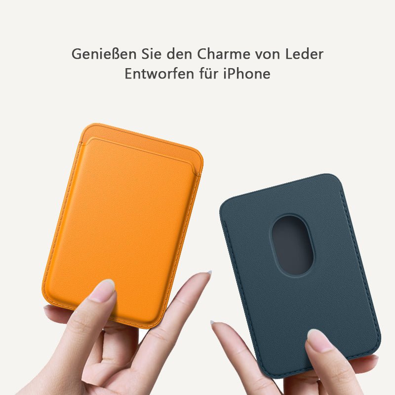 iPhone Leder Wallet - The Luxe Case