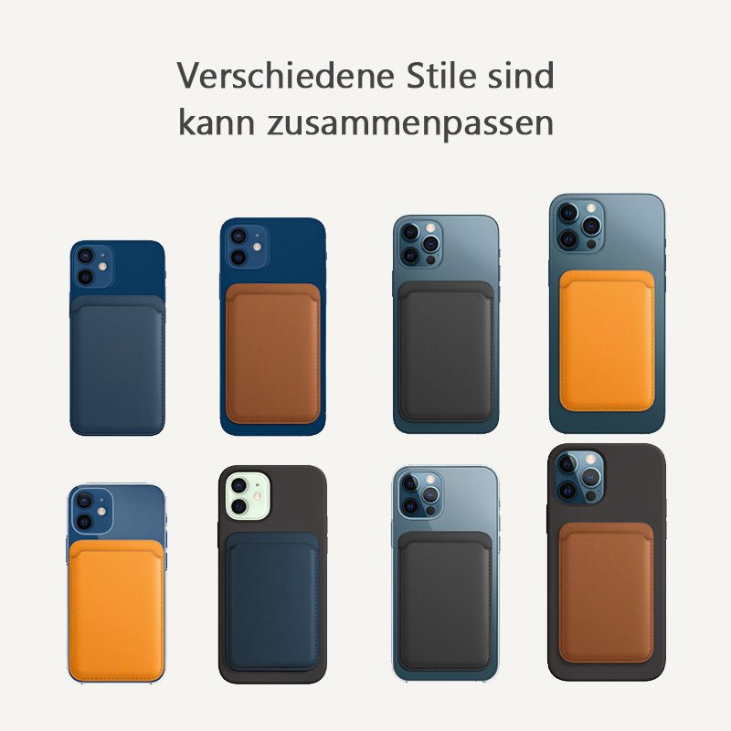 iPhone Leder Wallet - The Luxe Case