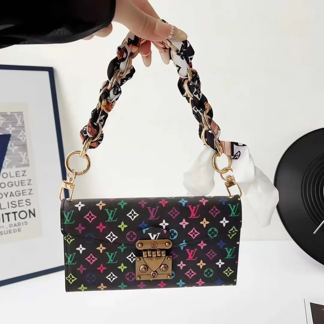 Lulu Monogram Leather Phone Bag with Handle & Crossbody Strap - The Luxe Case