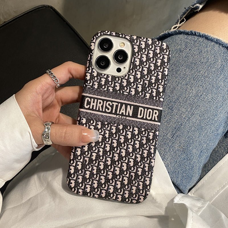 Luxury CD iPhone Case Black - The Luxe Case