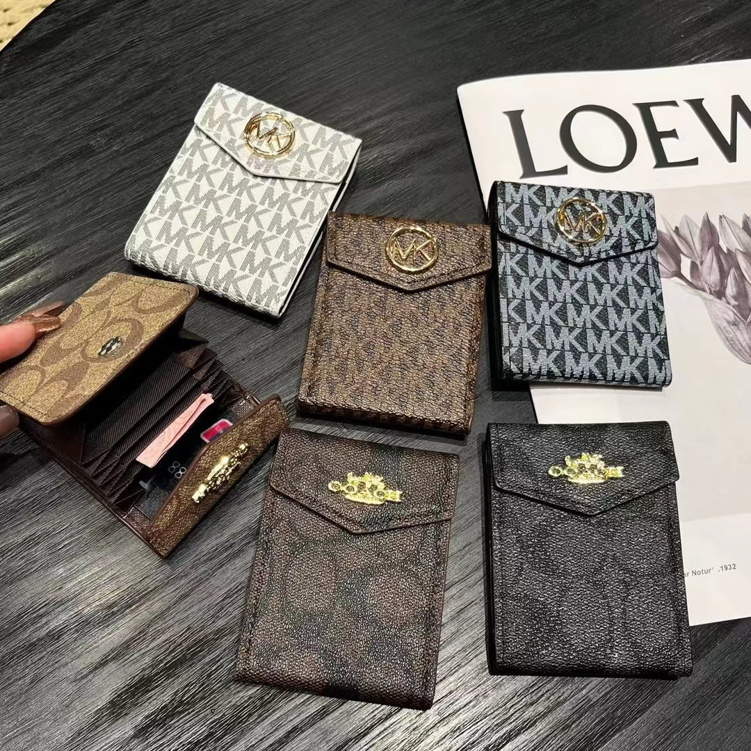 Luxury MK & CO -inspired monogram card holder wallets - The Luxe Case