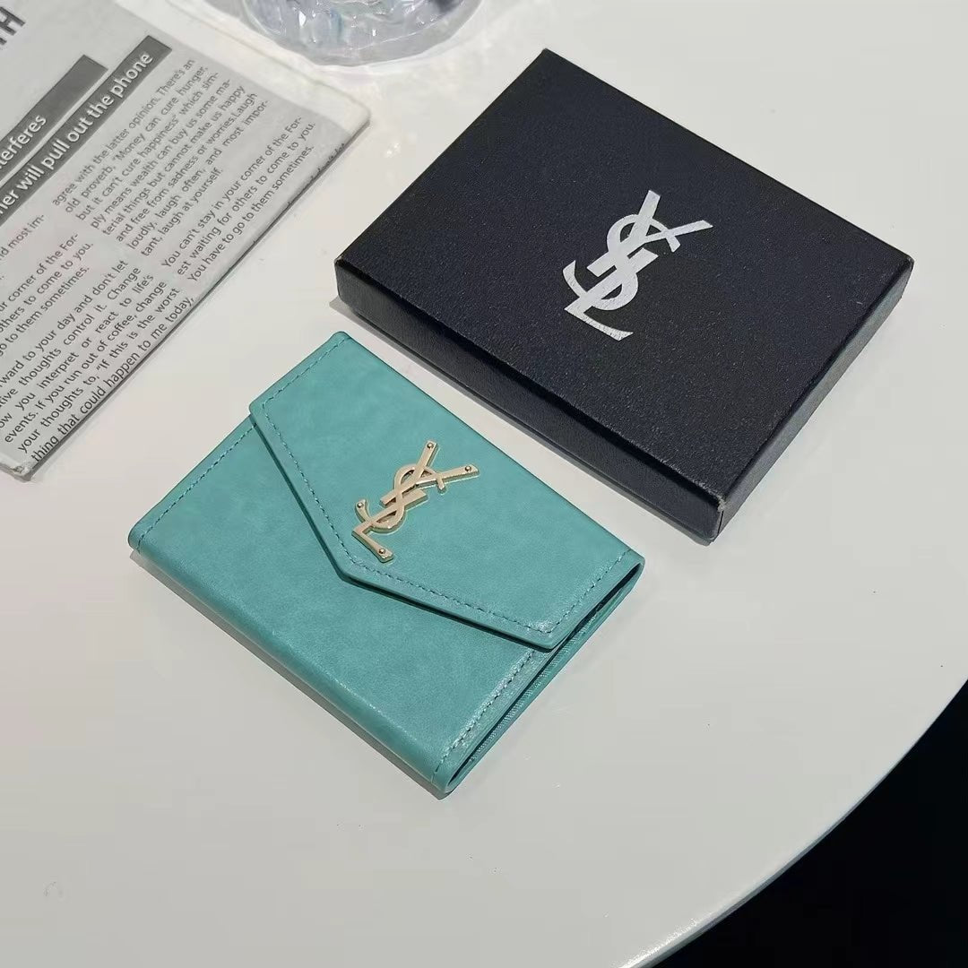 Luxury YSL-Inspired Monogram Card Case - The Luxe Case
