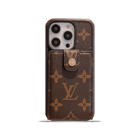 Monogram iPhone Case With Purse Brown - The Luxe Case