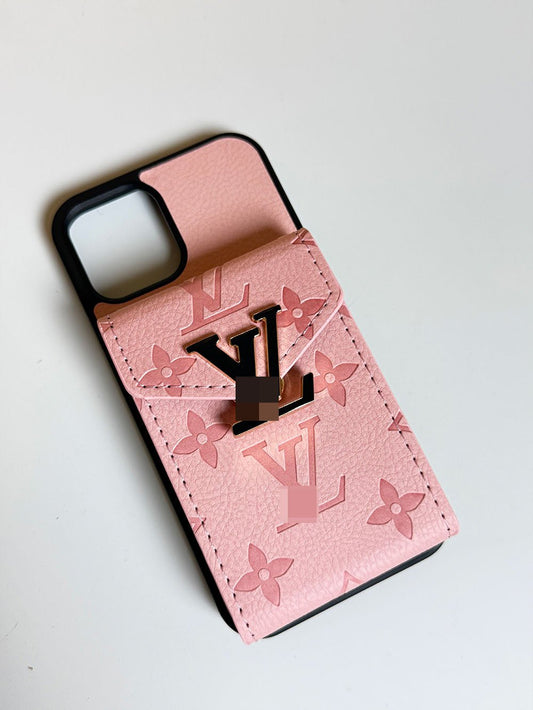 Pink iPhone case 2006 | Accordion card holder (subject to the video) - The Luxe Case