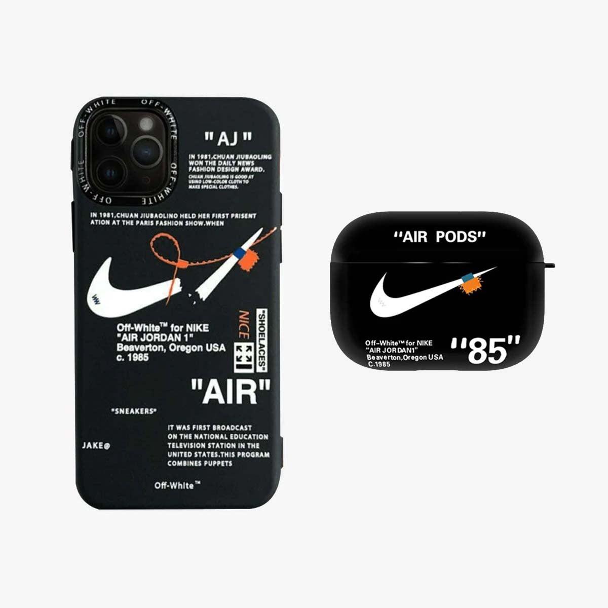 SALE | Nike x Off-White Phone and AirPods Case | 2-Pack - The Luxe Case