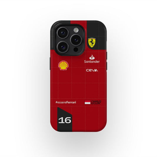 Scuderia Ferrari Charles Leclerc Phone Case: Race-Ready Protection - The Luxe Case