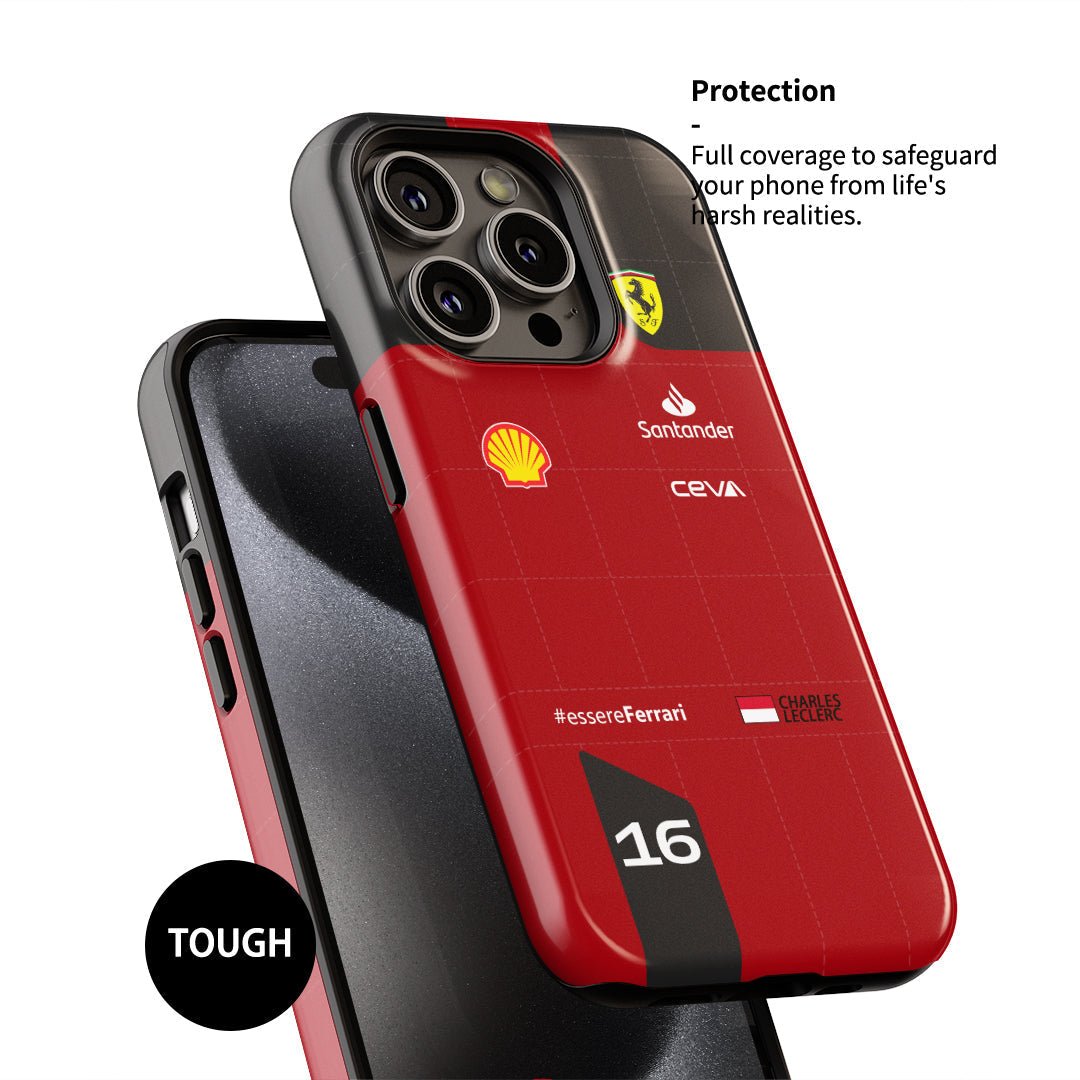 Scuderia Ferrari Charles Leclerc Phone Case: Race-Ready Protection - The Luxe Case