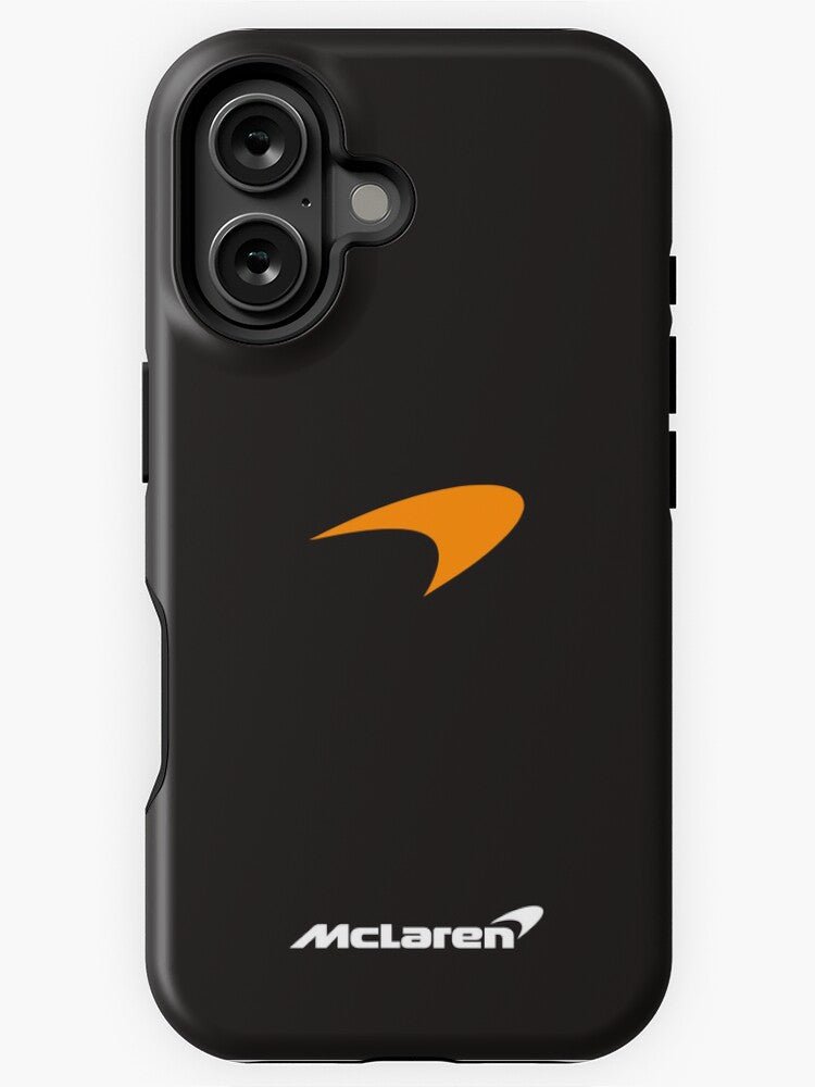 Simple Black McLaren F1 iPhone Case - The Luxe Case